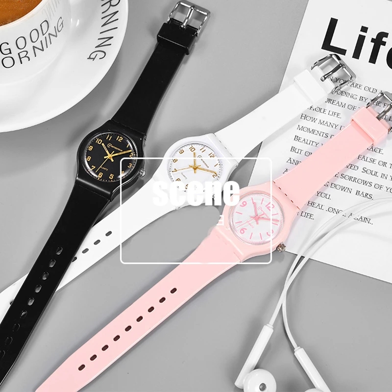 Kinderen kijken waterdicht quartz horloges kinderen jongen klok voor meisje jongen mode zoete schattige digitale horloges UTHAI CE07