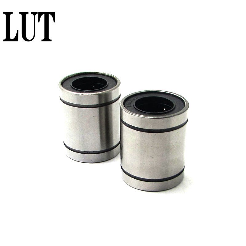 10pcs LM3UU LM4UU LM5UU LM6UU LM8UU LM10UU LM12UU Linear Bushing 8mm CNC Linear Bearings for Rods Liner Rail Linear Shaft parts