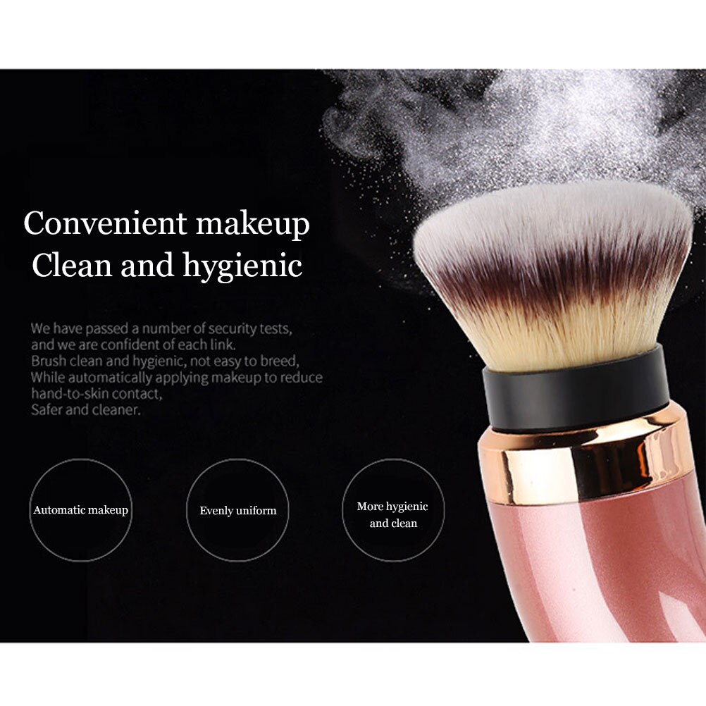 Electric Automatic Makeup Brushes 360 Degree Rotating Cosmetics Blushes Foundation Blending Cosmetic Make Up Brush
