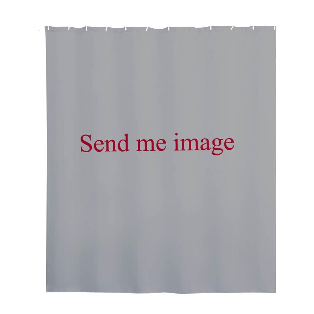 HUGSIDEA Zwarte Kat Gedrukt Douchegordijn Waterdicht Polyester Badkamer Douche Gordijnen Stof Bad Verduisteringsgordijn Home Decor: Z32-custom