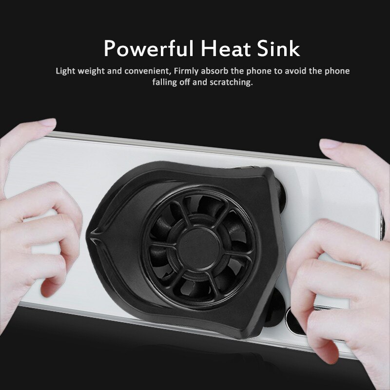 Universal Mobile Phone Radiator USB Powered Phone Cooling Fan Mute Radiator Rechargeable Smartphone Tablets Cooler Controller