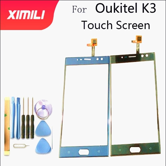 100% Originele 5.5 Inch Voor Oukitel K3 Touch Screen Digitizer Glas Panel Voor Oukitel K3 Pro Telefoon Touch Panel Vervanging + Gereedschap