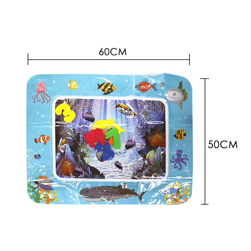 Baby Kids Water Spelen Mat Opblaasbare Thicken Pvc Baby Tummy Tijd Playmat Peuter Leuke Activiteit Spelen Centrum Water Mat Voor baby 'S: 07