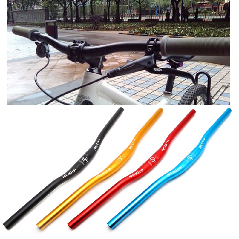 Aluminum Alloy Bicycle Handlebar Matt / Glossy Mountain Bike Mtb Bicycle Carbon Handlebar 31.8x620mm Parts