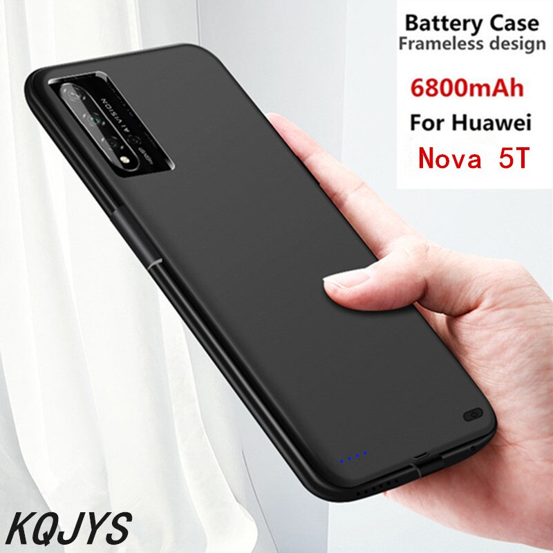 KQJYS – coque de chargeur de batterie externe, 6800mAh, pour Huawei Nova 5T
