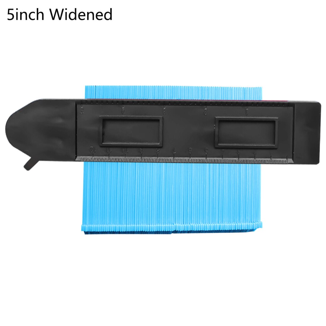 12/25cm Contour Gauge Profile Copy Gauge Ruler Metric Inch Marking Gauge Shape Duplicator Tiling Laminate Tiles Measuring Tool: 5inch widen lock
