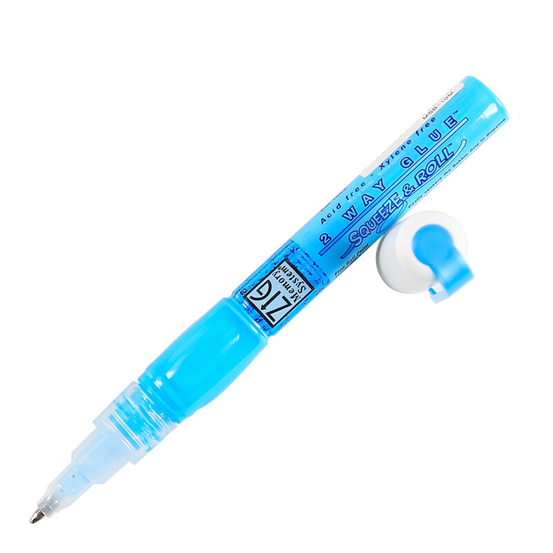 1pc Zig Kuretake système de mémoire 2 voies colle stylo japon 1mm 2mm 4mm 15mm bricolage pour carte de voeux enveloppes affiche collage Permanent