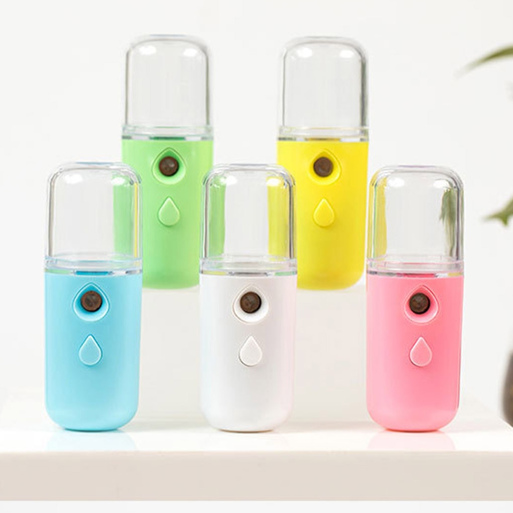 Nawilżający nawilżacz robić twarzy przenośny rozpylacz mgiełki robić twarzy głębokie nawilżenie USB akumulator mini nawilżacz 2021 nowości