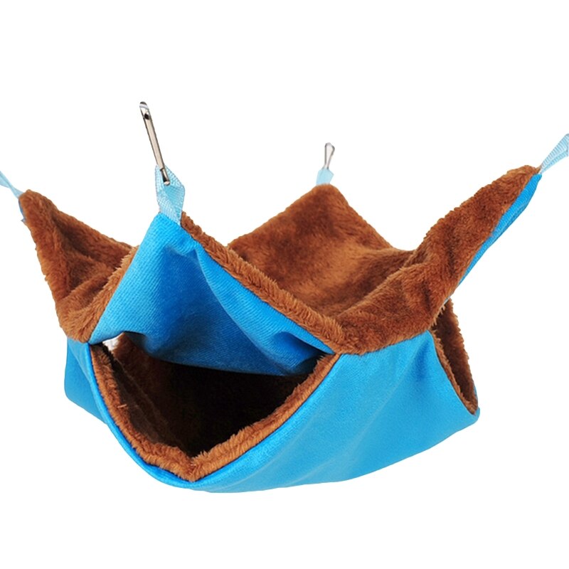 Hamac Tunnel pour petits animaux, lit-balançoire, nid de couchage, furet de Rat, jouet Cage, hiver