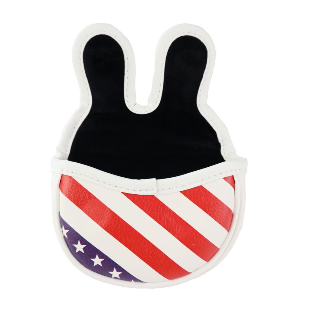 Professionele Mallet Putter Cover Headcover-Amerikaanse Patroon