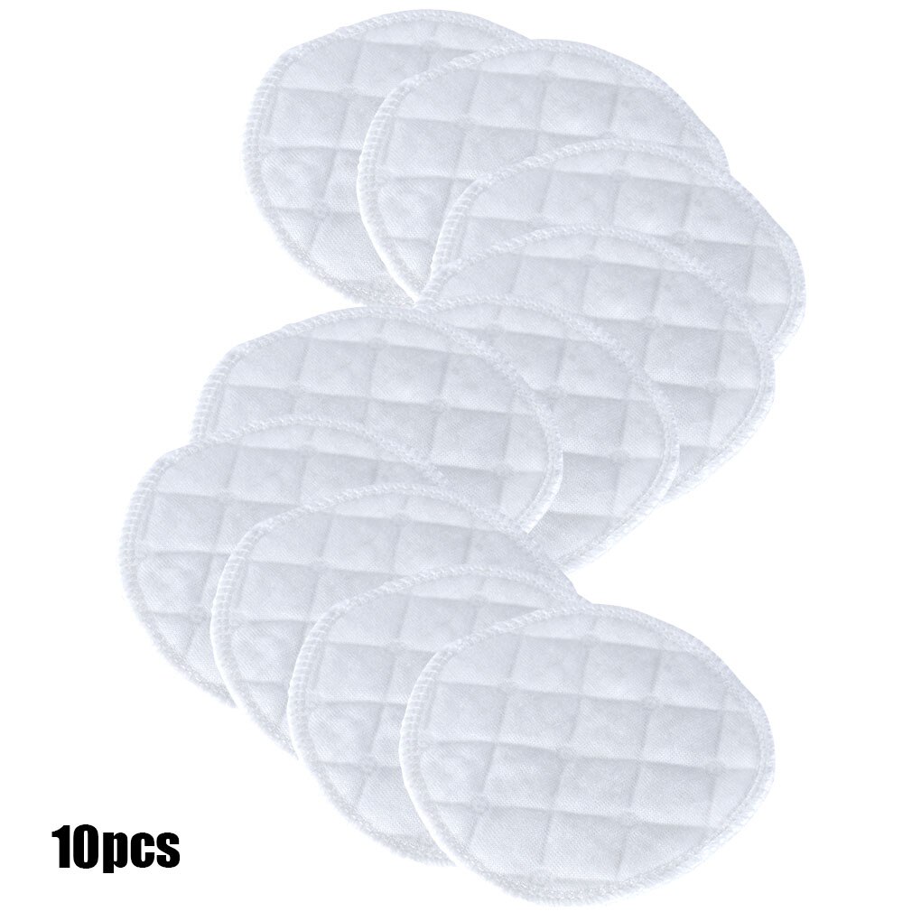 10 Stks/set Drie Lagen Van Ecologische Katoen Wasbare Borstvoeding Pads Verpleging Pads: Default Title