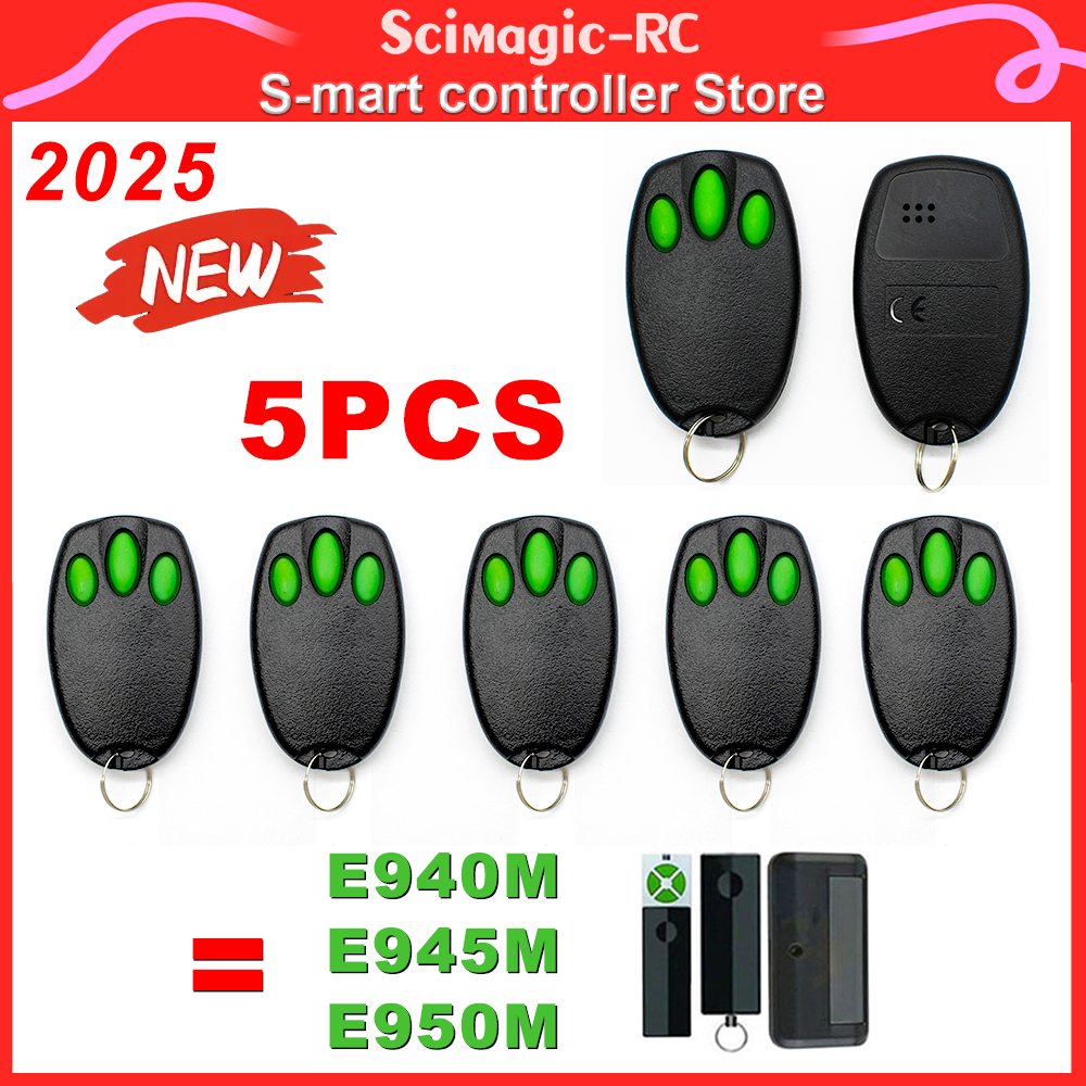 5PCS/Lote Merlin+ 2.0 E945 E945M E950M E943M Puerta de garaje Puerta de garaje Compatible con ST50EVOB ST50EVO MT100EVO MT60EVO