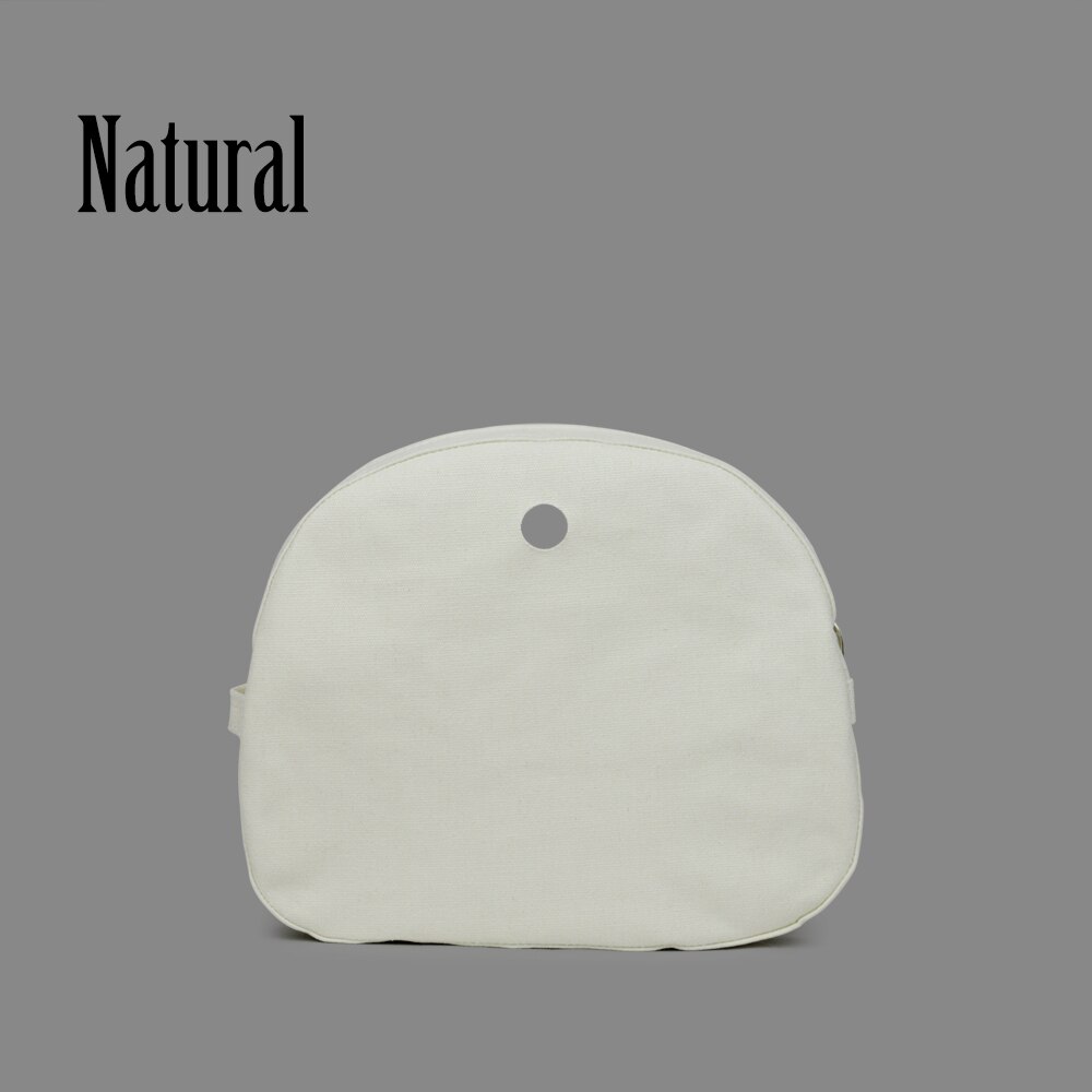 Tanqu lona forro de tecido para omoon luz obag bolso interno cor pura revestimento à prova dwaterproof água inserção organizador para lua bebê o saco: Natural
