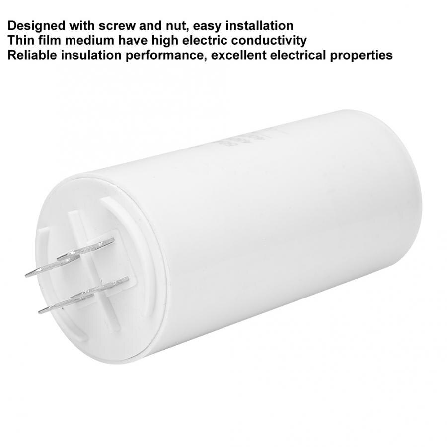 Motor Start Capacitor 450V 50uf Motor Running Capacitor with Screw Nut for Washing Machine