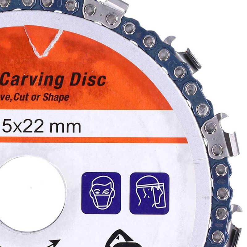 Circular Chainsaw Blade Fine Cutting Wood Carving Chain Disc for Shaping for Engraving Circular Chain Saw Blade