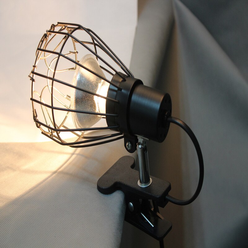 Lampenkap pluimvee reptiel keramische warmtelamp beschermkap broedmachine anti-verbranding ijzerdraad licht beschermlamp accessoires