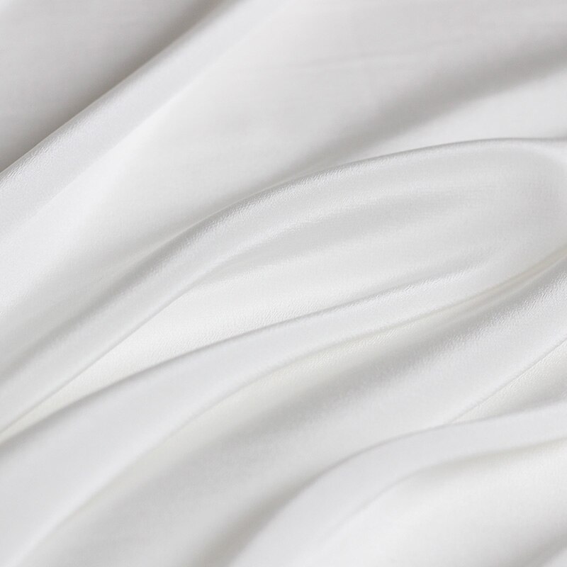 100cm*135cm white silk cotton fabric for wedding dress material silk crepe de chine