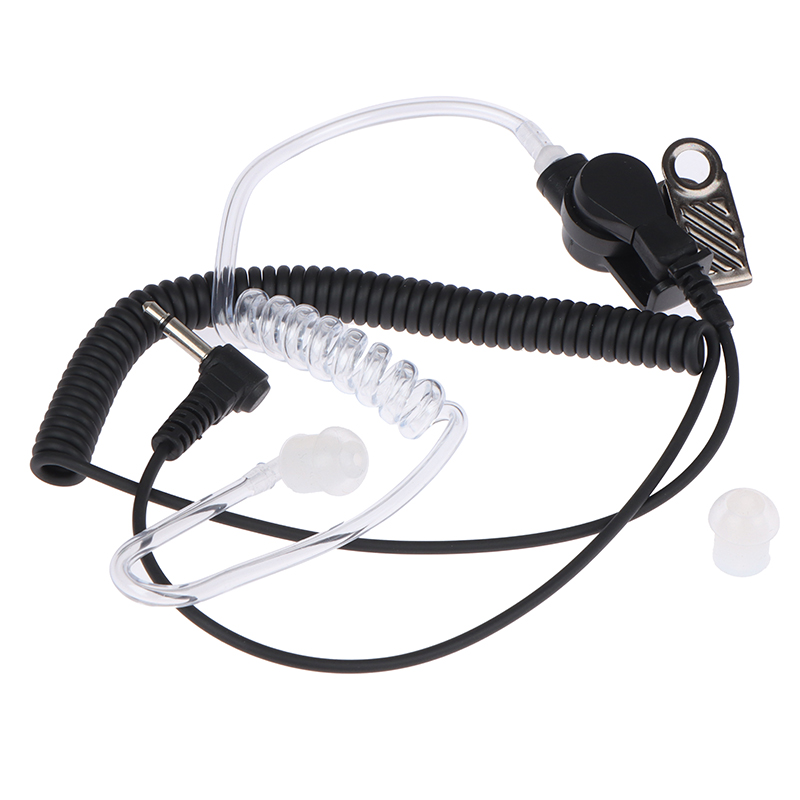 1 PIN 2.5mm Covert Acoustic Tube Earpiece Earphone Dense Sound Air Tube Headset Earpiece Cable