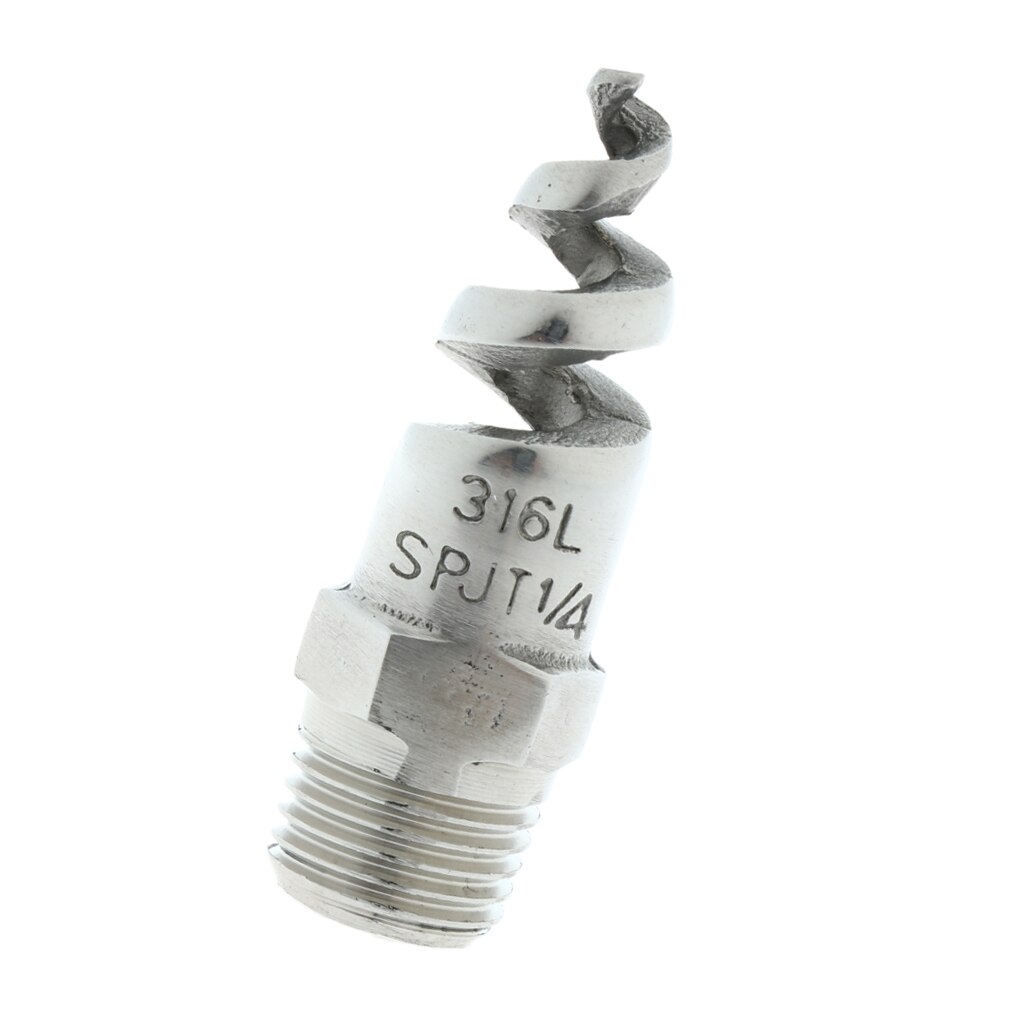 Spiral Jet Cone Atomization Spray Nozzle 1/4' Male 316 Stainless Steel