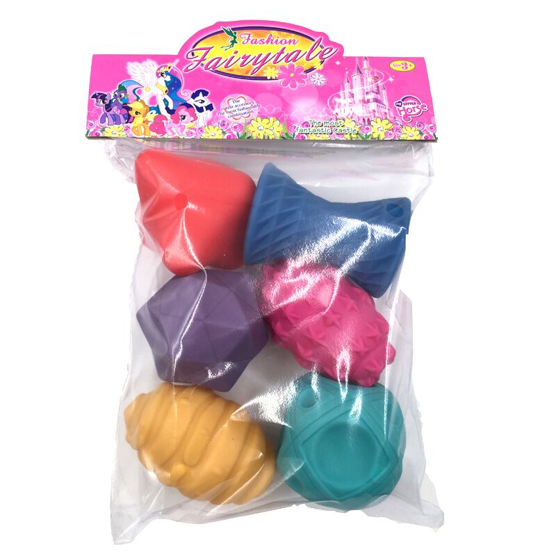 Bebis sensoriska boll leksaker baby skallra bitring greppa kläm leksaker färgglada mjuka gummi bpa-fri texturerad massageboll för småbarn