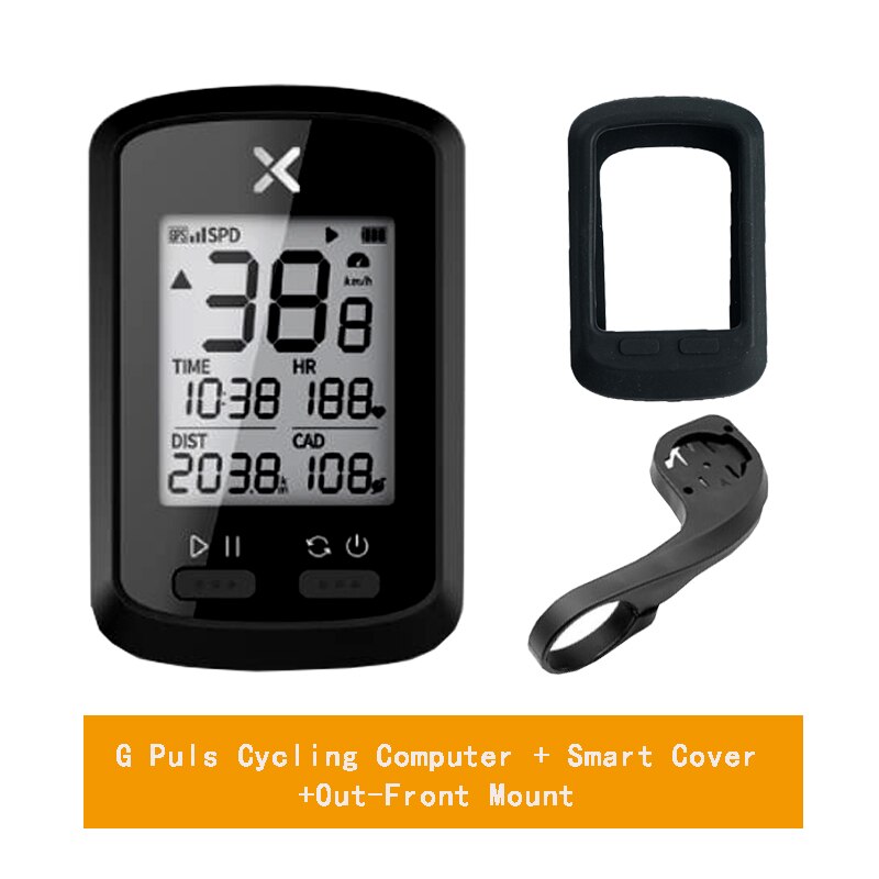 Xoss Bicycle Computer G Plus Wireless GPS Speedometer Waterproof Highway Bicycle Bluetooth ANT + Bicycle Computer With Cadence: Combination 6