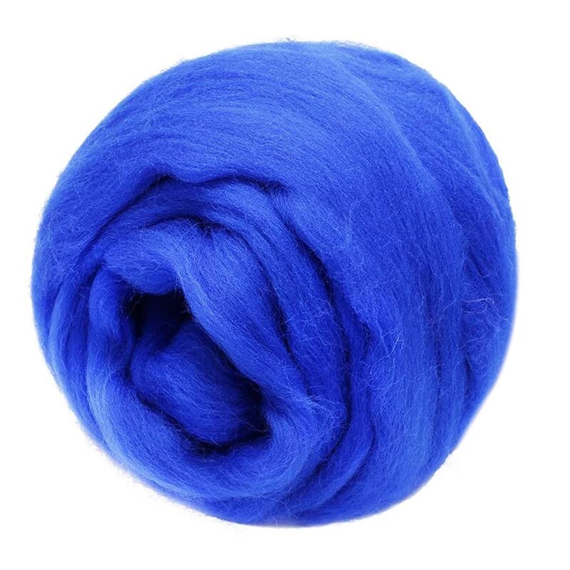 LMDZ Wool Felting Supplies, Wool, Chunky Yarn, Spinning Wool Roving for Needle Felting Wet Felting DIY Hand Spinning