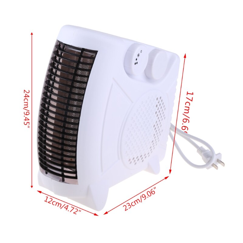 Mini Electric Heater Portable Space Home Office Winter Warmer Fan Air Heater