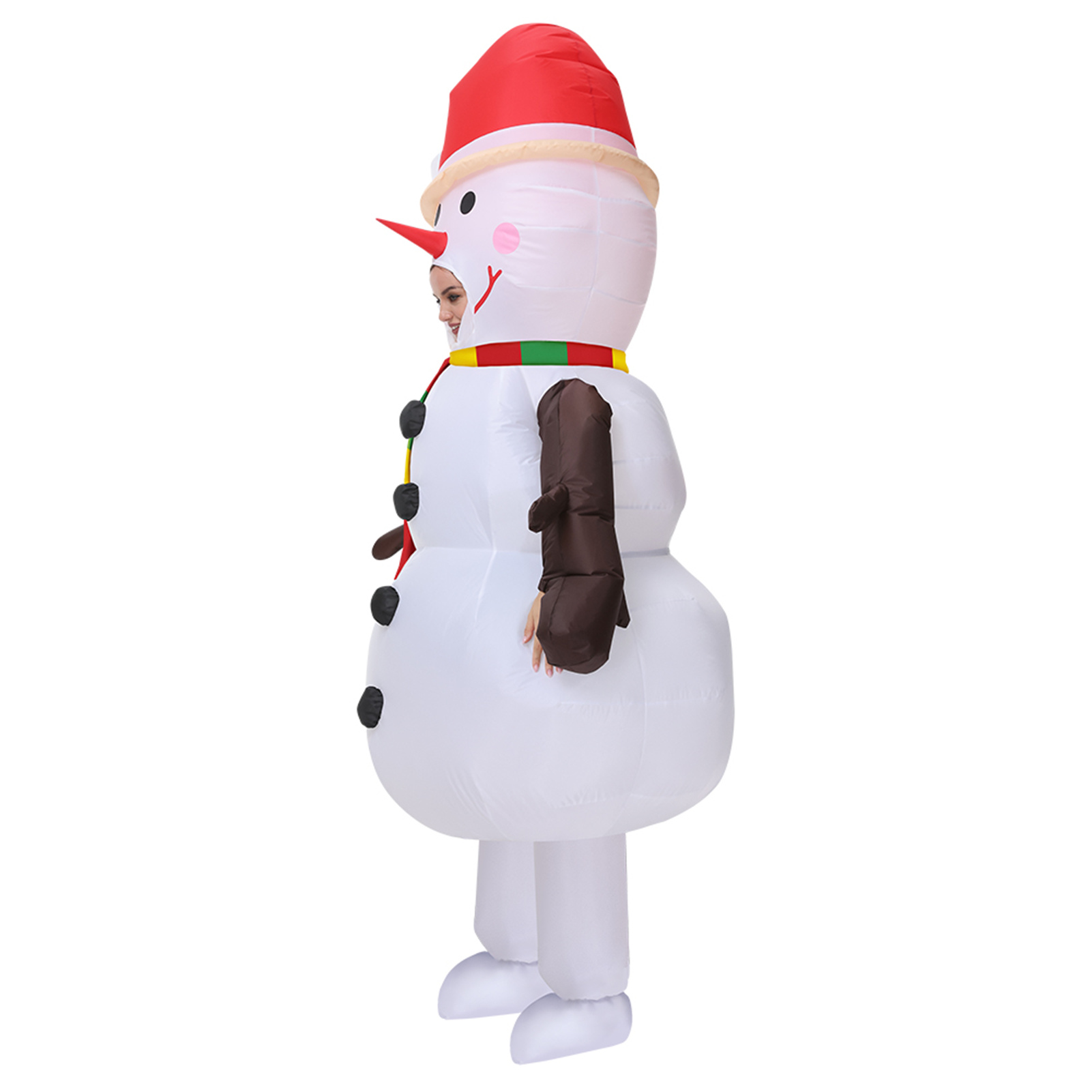 weihnachten Aufblasbare Schneemann Kostüm Schöne Weihnachten Cosplay Kleidung für Karneval Maskerade Parteien