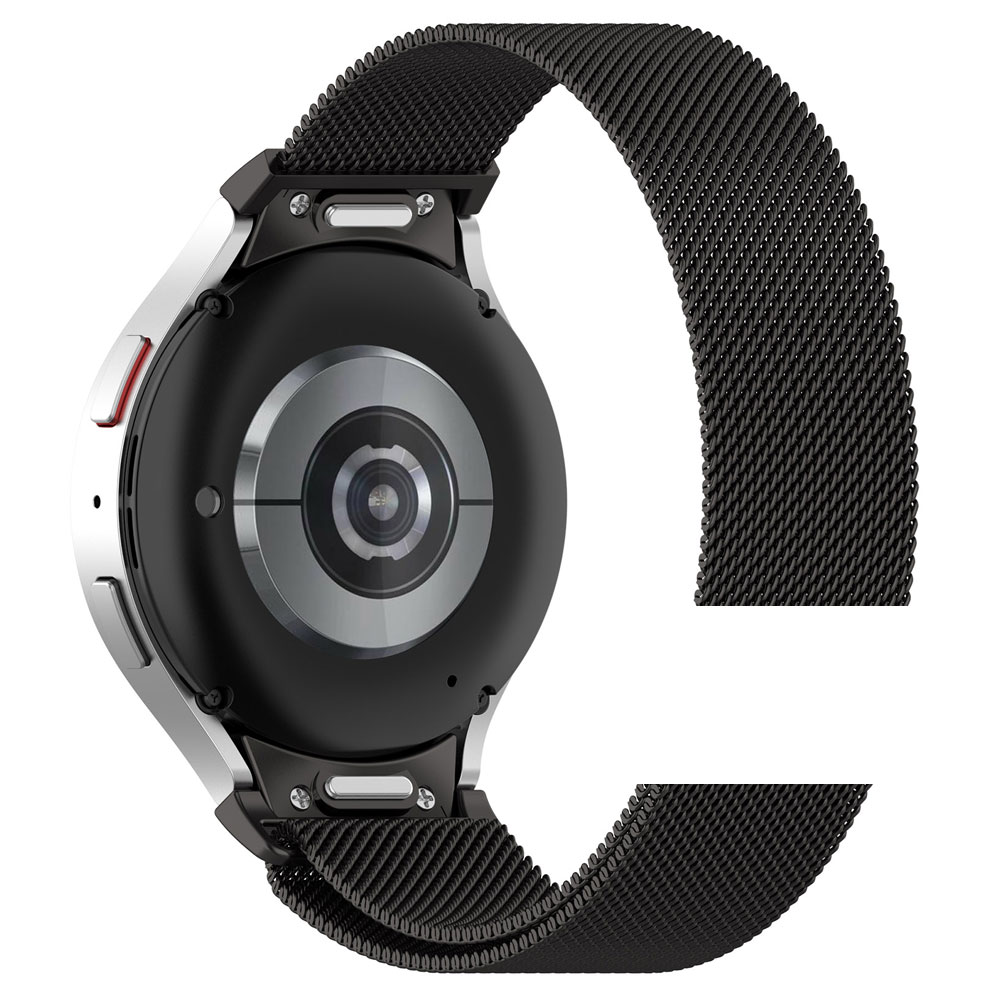 Correa de reloj de acero inoxidable para Samsung Galaxy Watch 7/FE, pulsera magnética de Metal para reloj inteligente, ajuste rápido: XS / Blanco