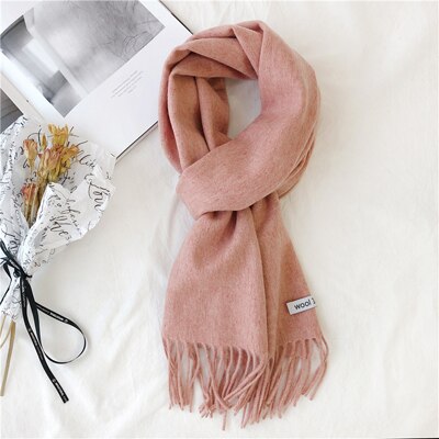 Luna & Dolphin Engeland Vrouwen Kasjmier Virgin Wol Sjaals 190x30cm Schotland Zwart Wit Plaid Edinburgh Plaid Warm school Sjaals: rosewood