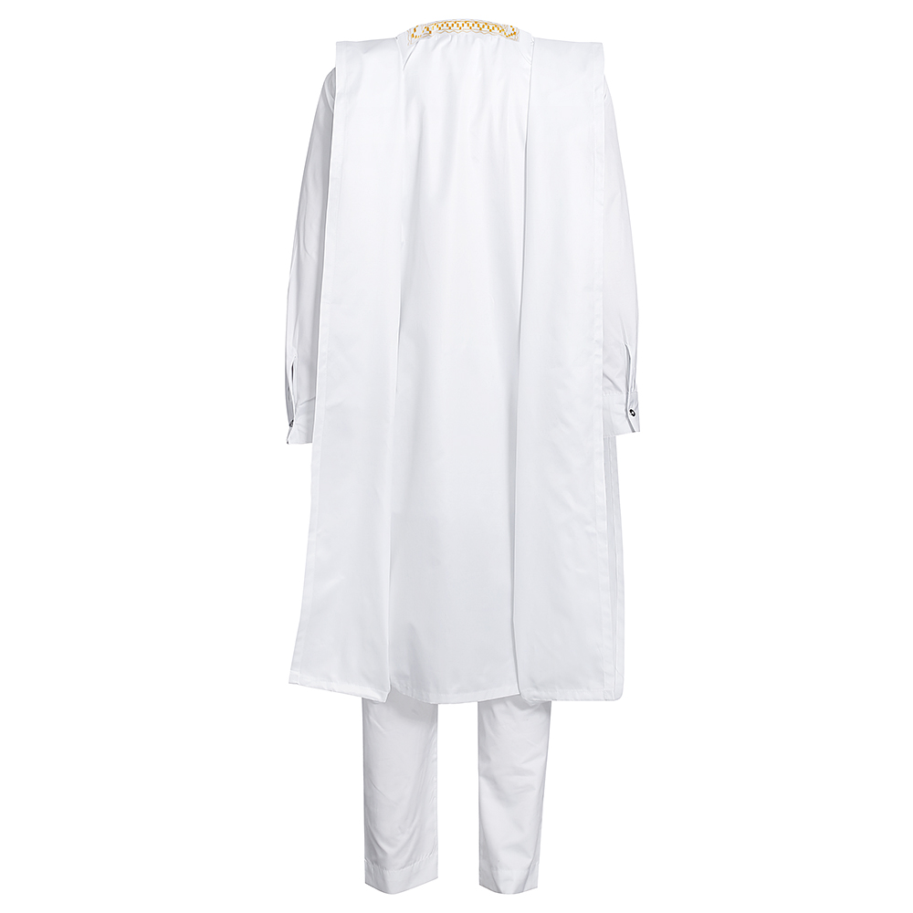 H &amp; D – vêtements africains traditionnels pour hommes, ensembles musulmans, Agbada, Boubou, chemise, pantalon, aide Mubarek, tenue formelle