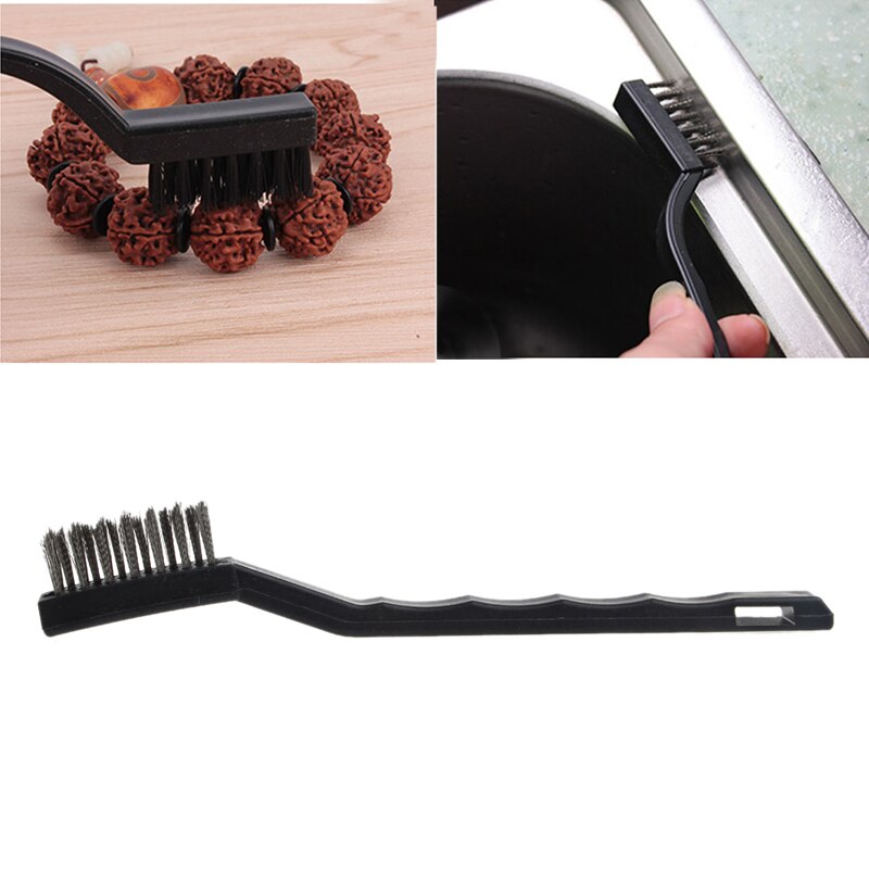 Handy Stainless Steel Nylon Brass Wire Brush Tooth Brushes Cleaning Rust