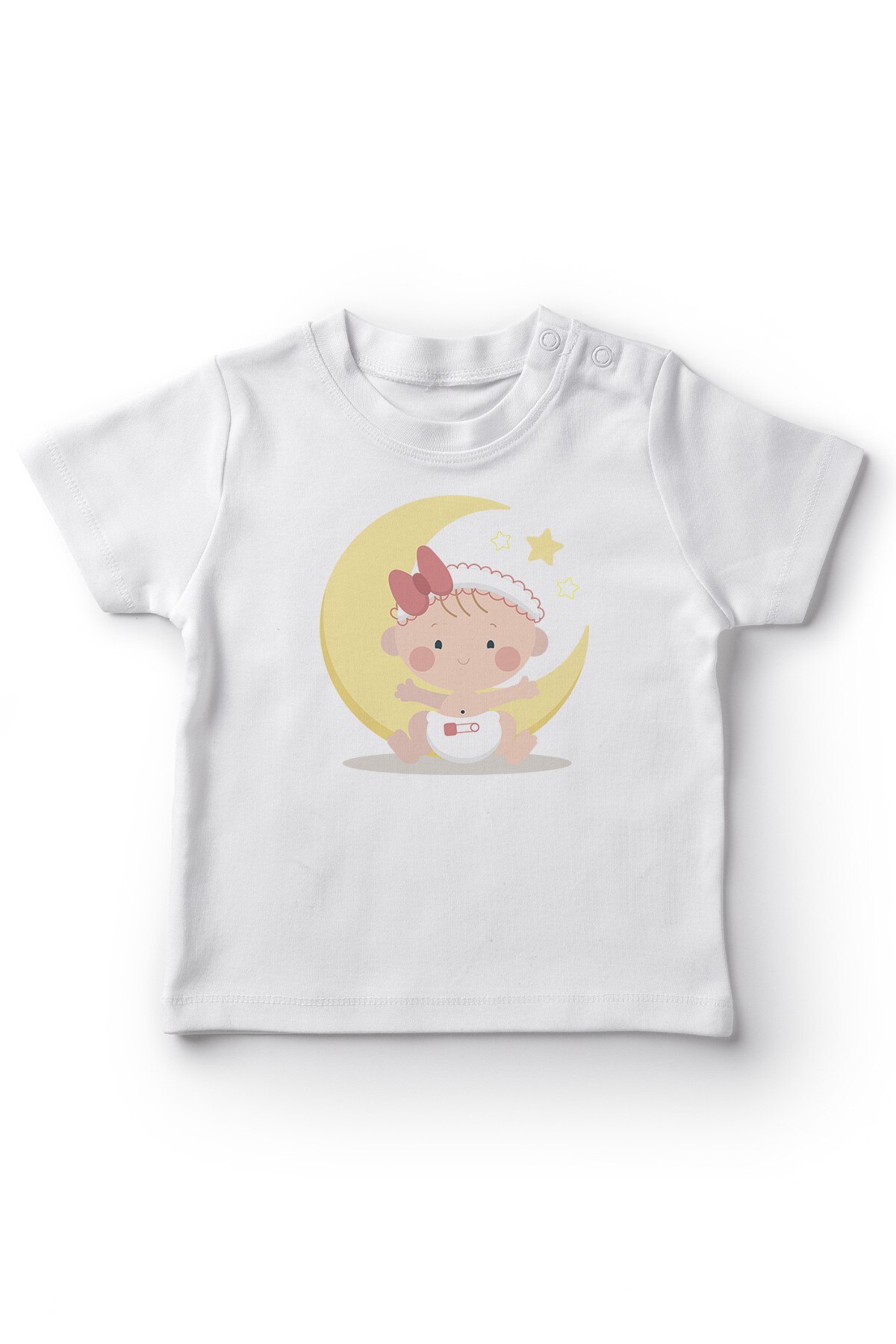 Angemiel baby lief babymeisje baby t-shirt wit