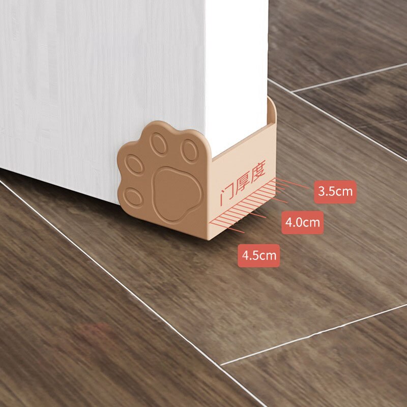 Narożnik drzwiowy ochraniacz na krawędzie nowy słodki kociak łapa silikon bezpieczeństwo dla dziecka ochrona przed dziećmi meble dziecięce bezpieczeństwo