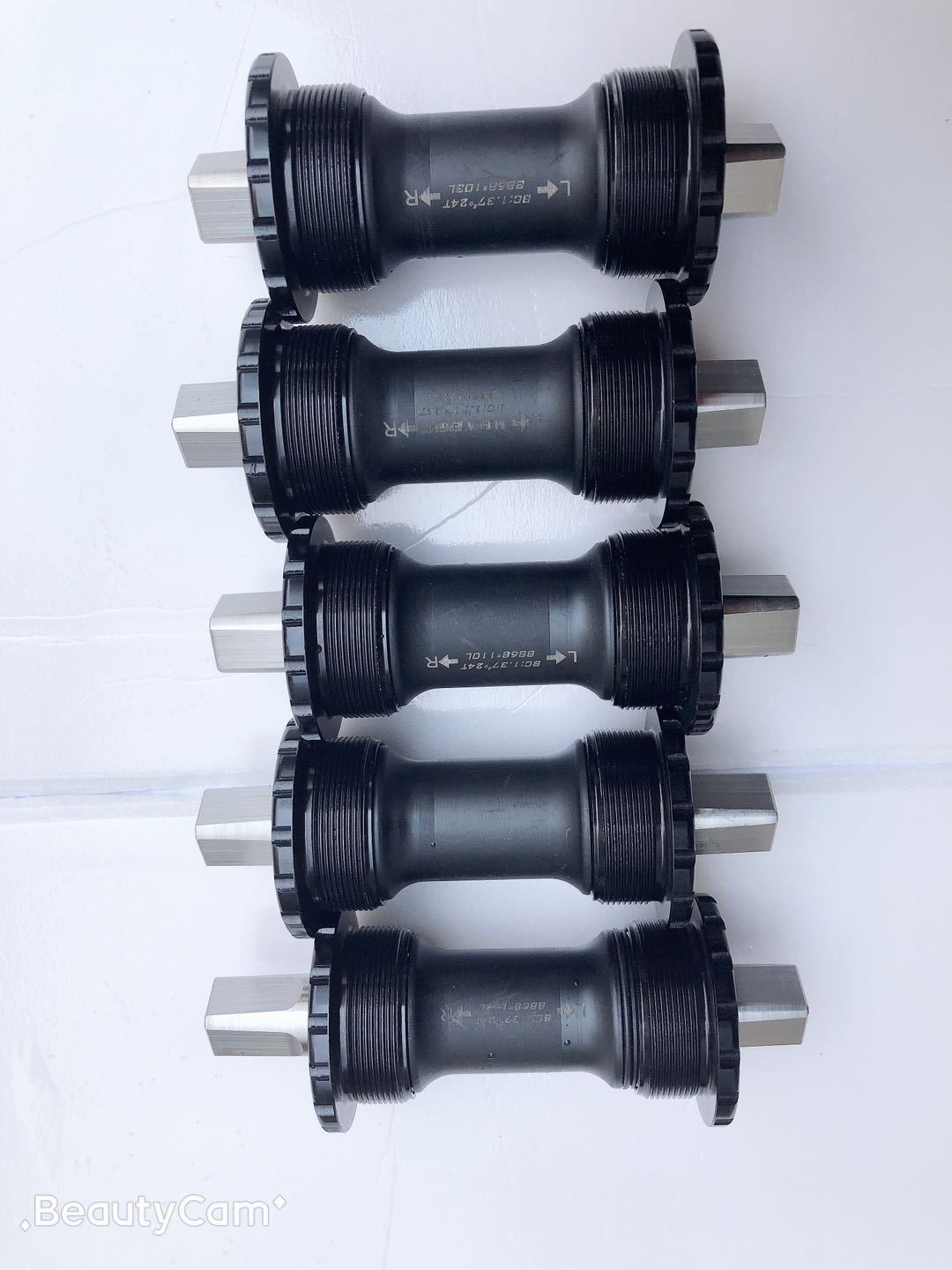 Bicycle Bottom Bracket 103 107 110 113 119mm for Brompton Folding Bike Ultralight Titanium Square Ti Bottom Bracket