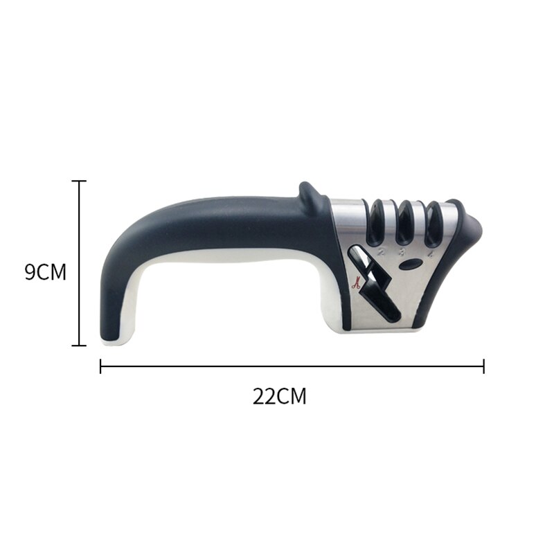 3 Stages Knife Sharpener Sharpening Stone Grinder Knives Whetstone Tungsten Diamond Ceramic Sharpener Tool