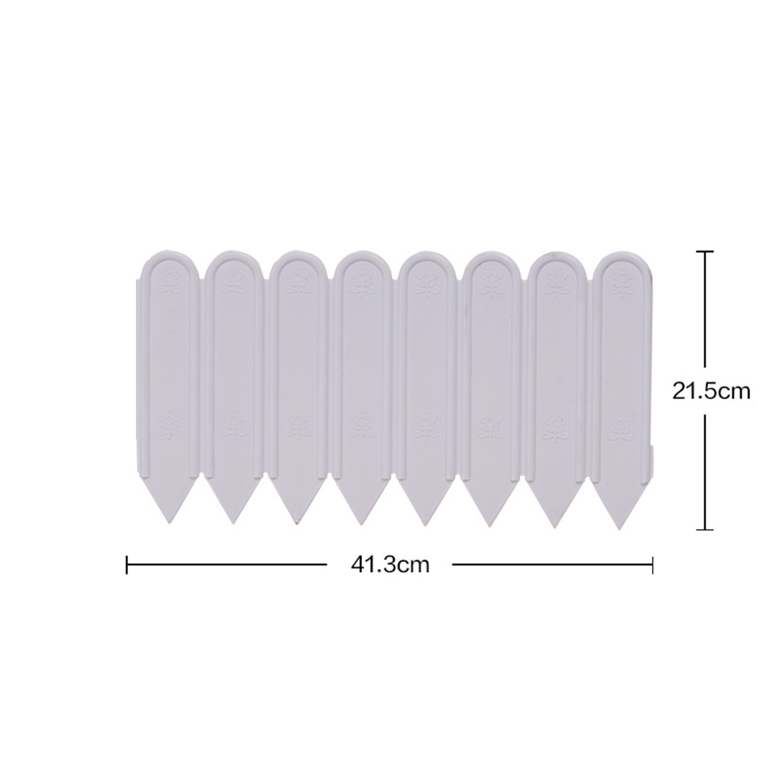 2pcs Plastic Fence Picket Fence Miniature Home Garden Barrier Gate Mini Border Grass Lawn Edge Fence Ornaments