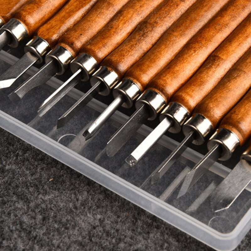 12 Piece Set SK2 Art Wood Carving Knife Rubber Stamp Carving Knife Set