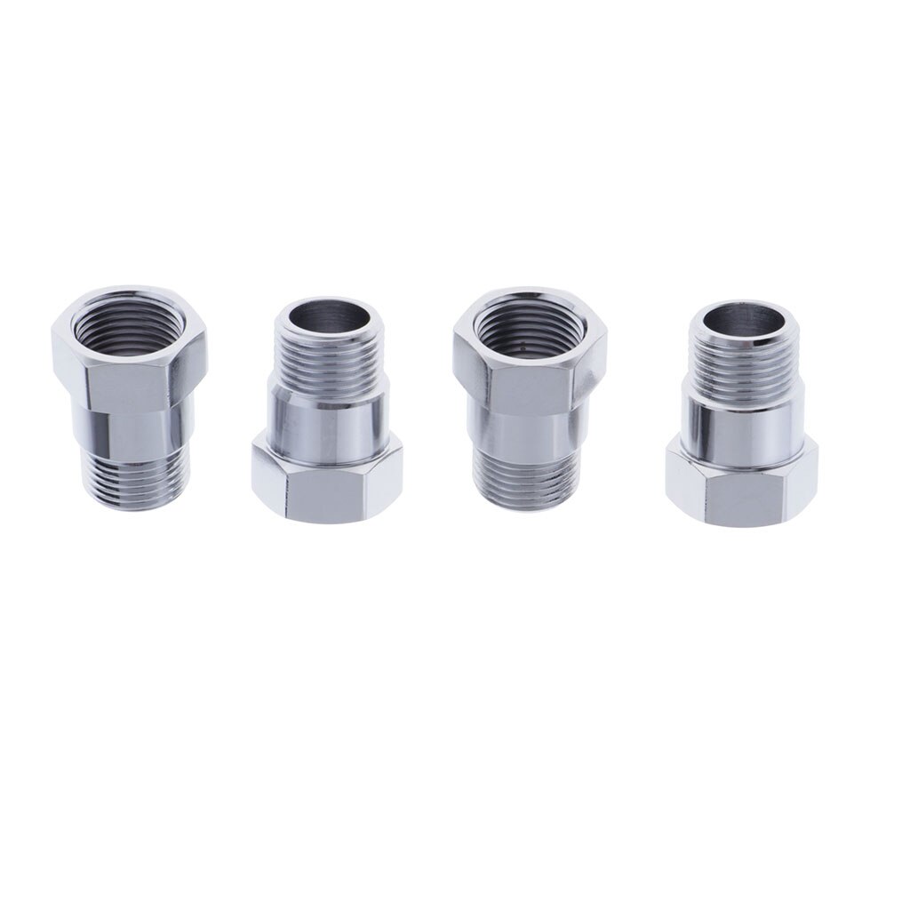 O2 Oxygen Sensor Extender Extension Spacer M18 x1.5 Bung HHO Adapters 4pcs