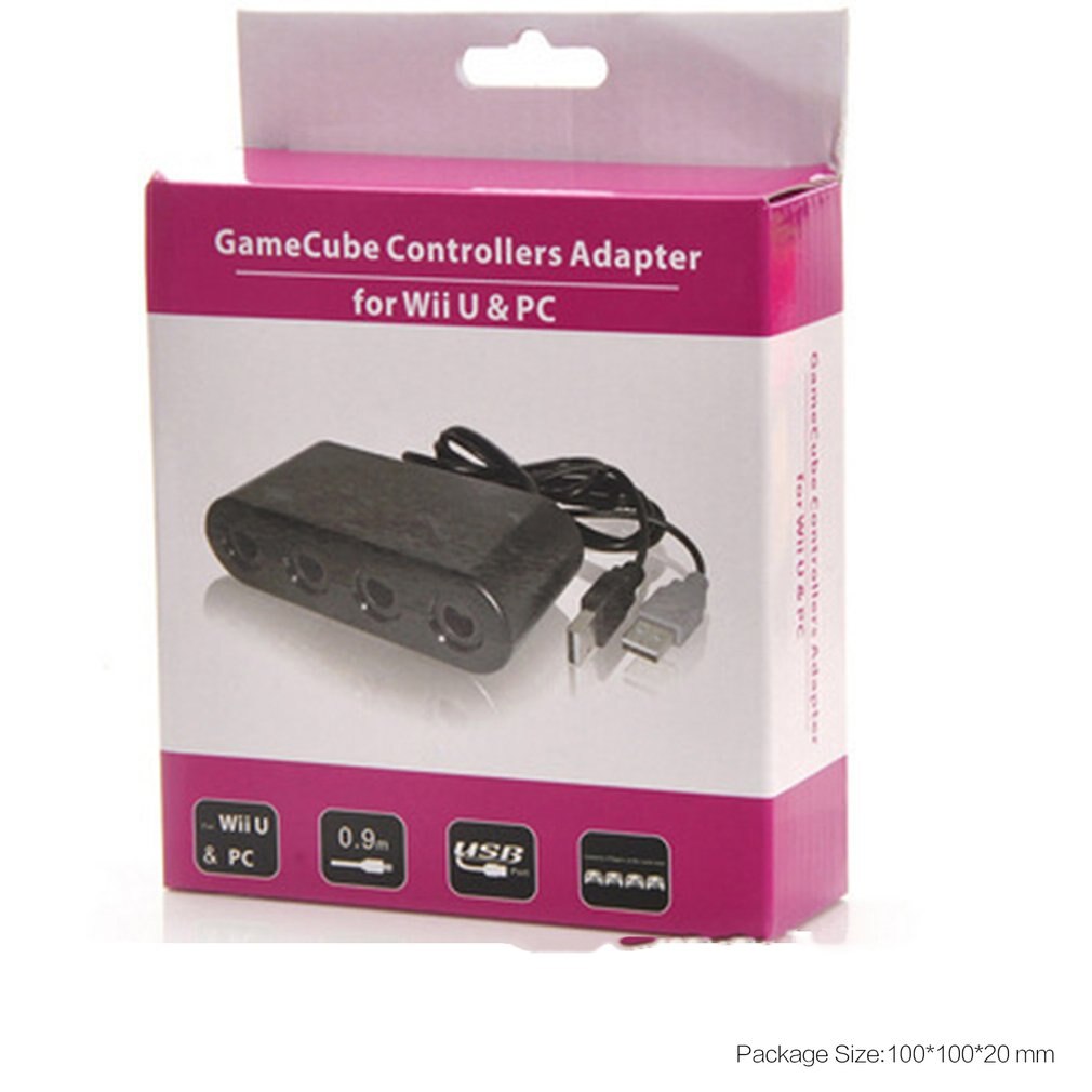 Gamecube Controller Adapter Gamecube NGC Controller Adapter for Wii U/Nintend Switch and PC USB