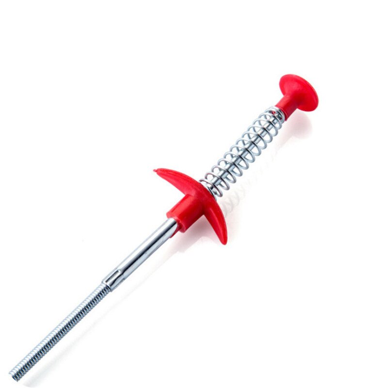 Drain serpent, Drain nettoyant bâtons colmatage décapant outils de nettoyage 23.6 pouce printemps tuyau dragage outils ménage pour évier de cuisine
