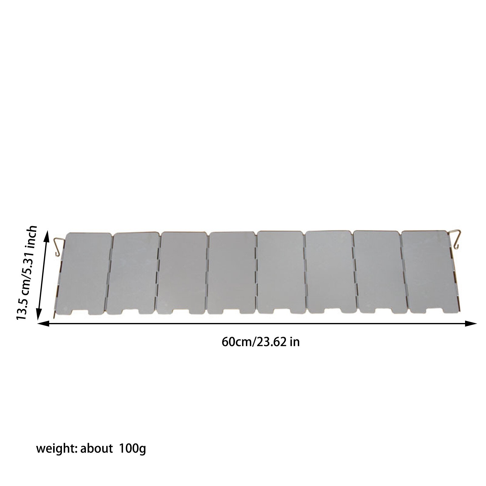 7 Platen Outdoor Gasfornuis Wind Shield Opvouwbare Camping Koken Brander Winddicht Scherm Aluminium Picknick Kachel Voorruit