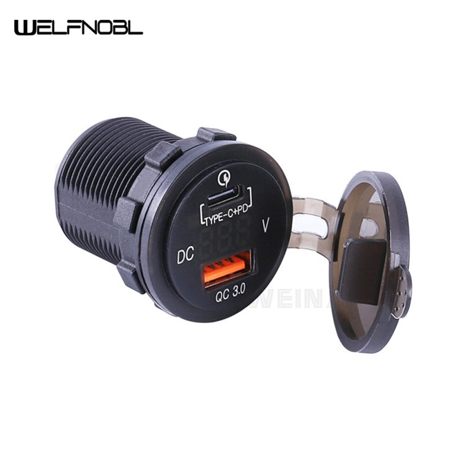 Cargador de coche USB con pantalla LED Universal para teléfono móvil, cargador de coche para Xiaomi Samsung S8 iPhone 6 6s 7 8 Plus Tablet
