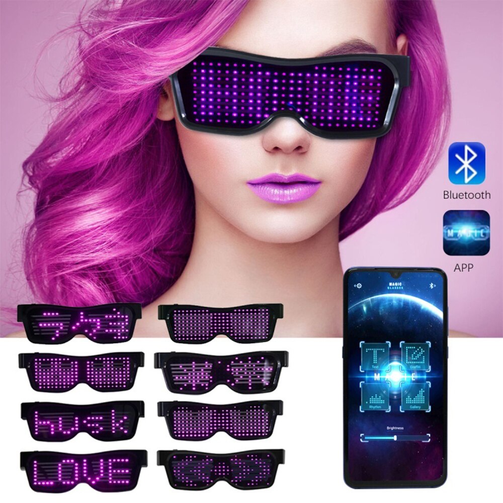 Praktische led gloeiende glazen decoratie collectie kerst veelkleurige plastic app klein duurzaam grappig