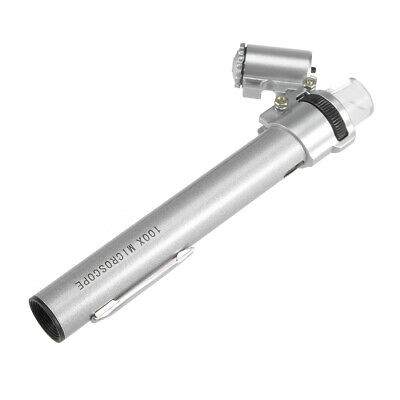 100x Zoom Microscope Magnifier Macro Lens with LED + UV Light for Mobile Phone