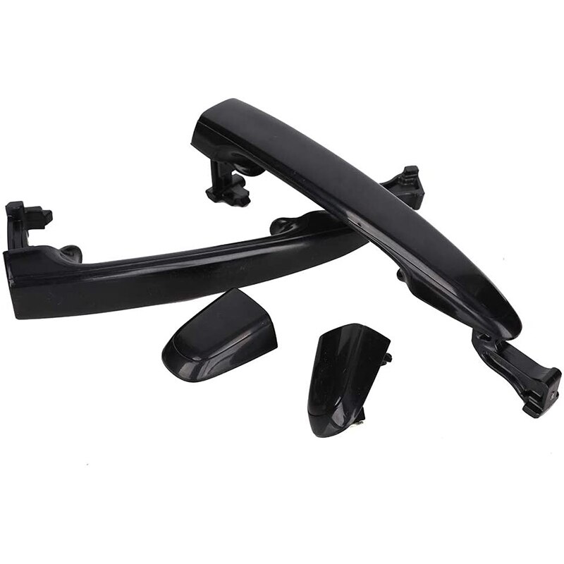 2PCS Outside Exterior Sliding Black Door Handle for 69213-08020 Toyota Sienna Left Driver Side Right Passenger Side