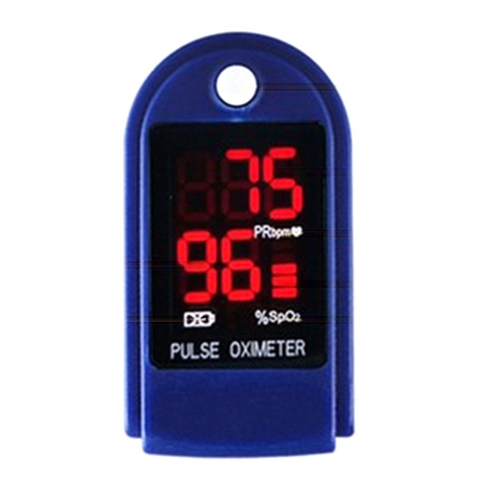 Finger Oximeter Digital Fingertip Pulse Oximeter Blood Oxygen Saturation Meter Finger SPO2 PR Heart Rate Monitor