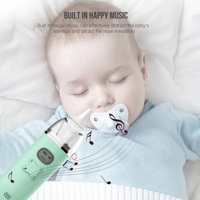 Baby Nasal Aspirator Electric Nose Cleaner Newborn Baby Care Sucker Cleaner Sniffling Equipment Safe Nasal Suction