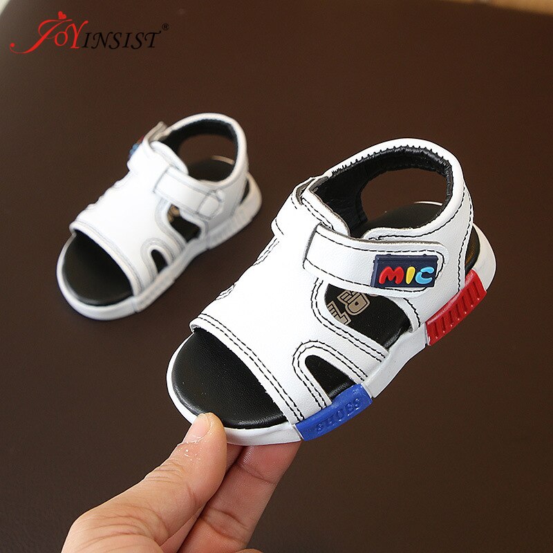 Sommer baby sandaler 1-2-3 år gammel dreng børn fritidssko dreng strandsko tå sandaler med blød sål