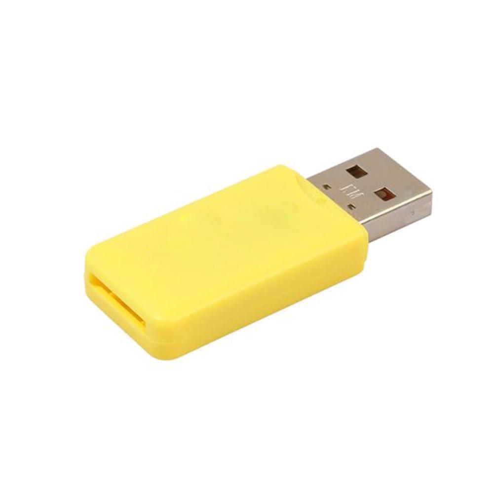 Cool Candy Color USB Reader FDUK TF Card Reader High Speed 2.0 Guaranteed Mini Card Reader: Yellow